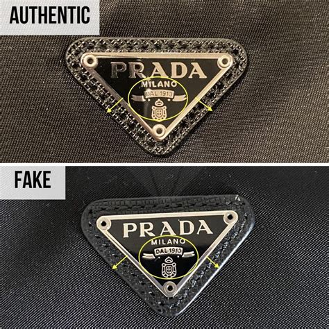 prada fake vs real|prada authenticity check.